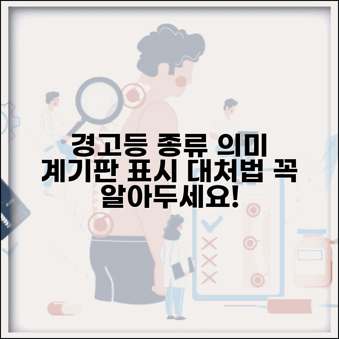 자동차 경고등 종류 의미 | 자동차 계기판 경고등 표시와 대처법