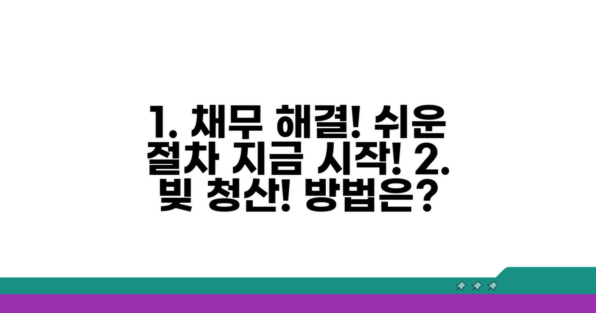 단계별 채무 해결 절차 알아보기