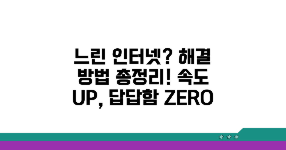 느린 인터넷, 해결 방법 총정리