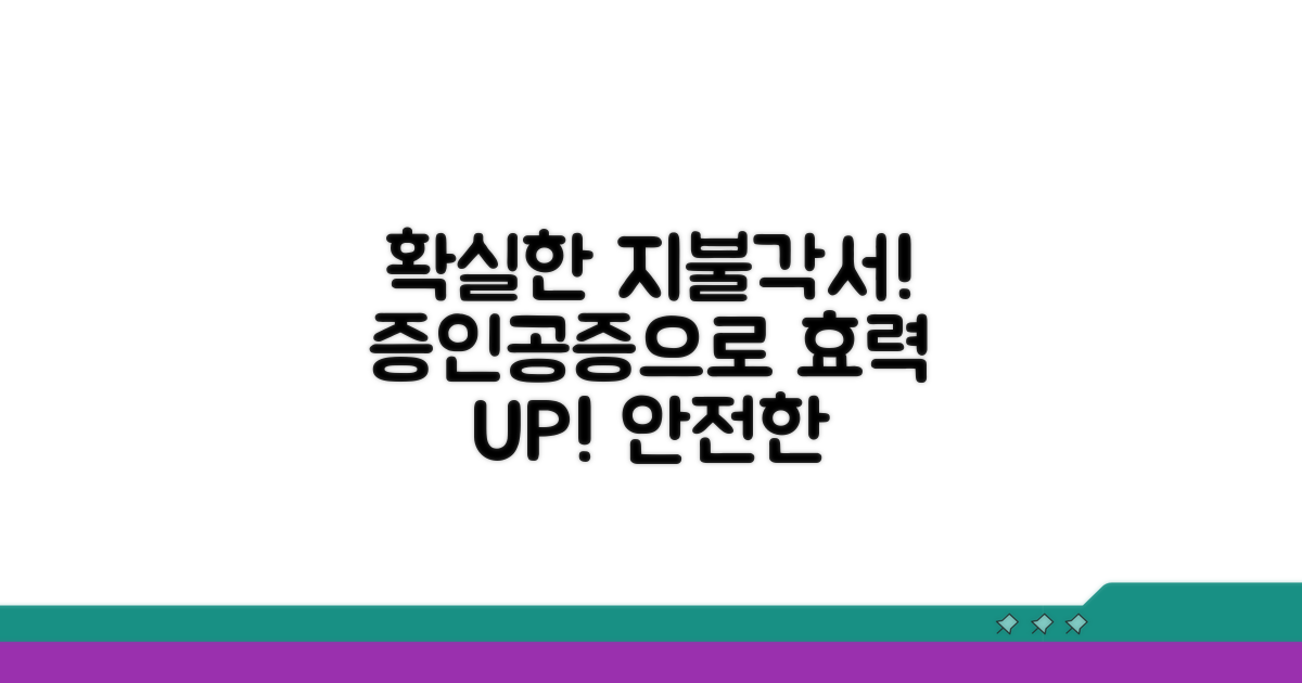 지불각서 효력, 증인·공증으로 확실하게