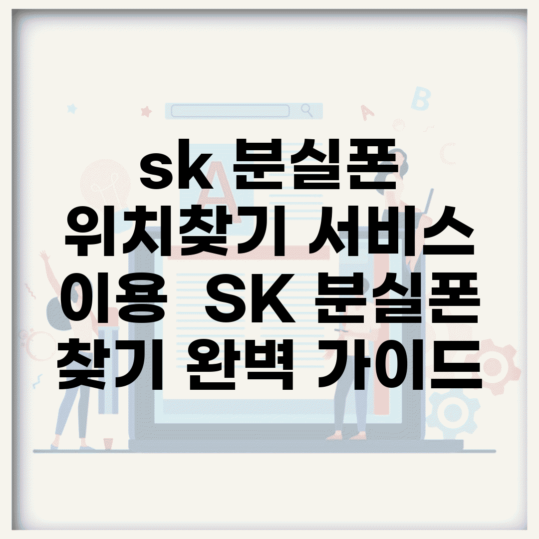 sk 분실폰 위치찾기 서비스 이용 | SK 분실폰 찾기 완벽 가이드