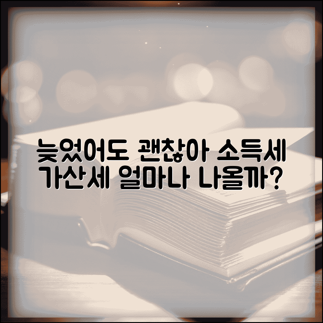 소득세 신고 기한 지났는데 가산세 얼마나 나와요 | 소득세신고 | 기한경과 | 가산세