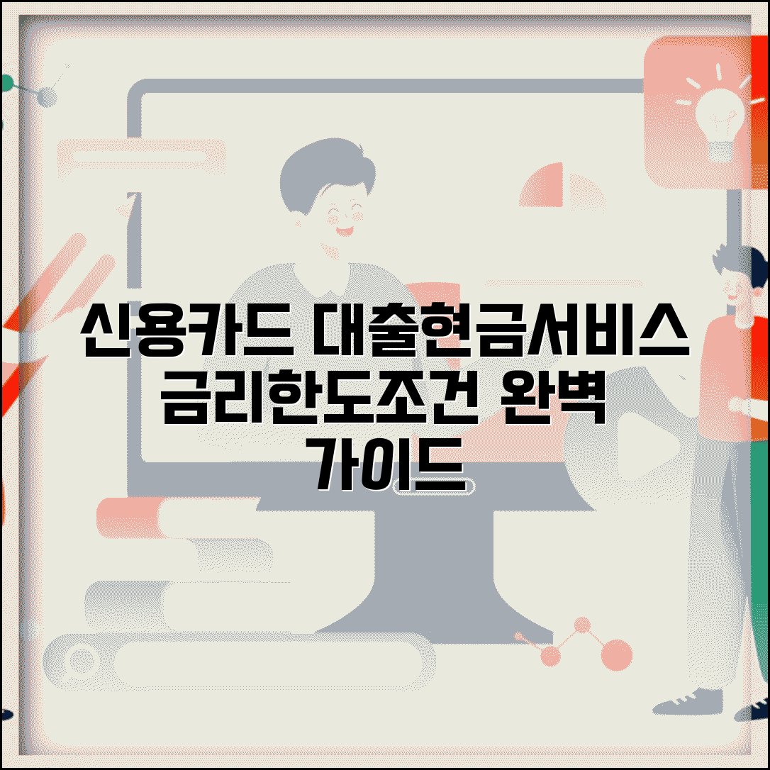 신용카드대출 금리 한도 신청 조건 | 신용카드 현금서비스 완벽 가이드