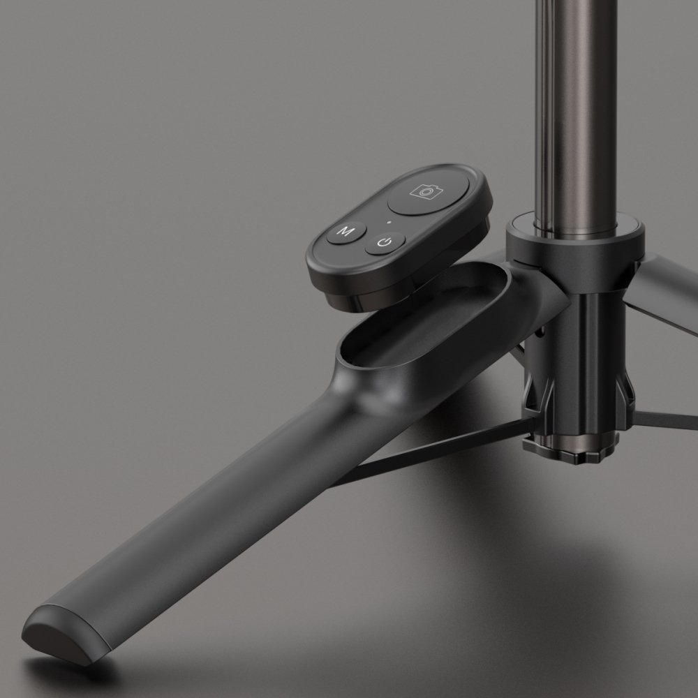 짐벌 셀카봉 삼각대 리모컨 버튼회전 셀피포드 짐벌 1X 상세 이미지 2