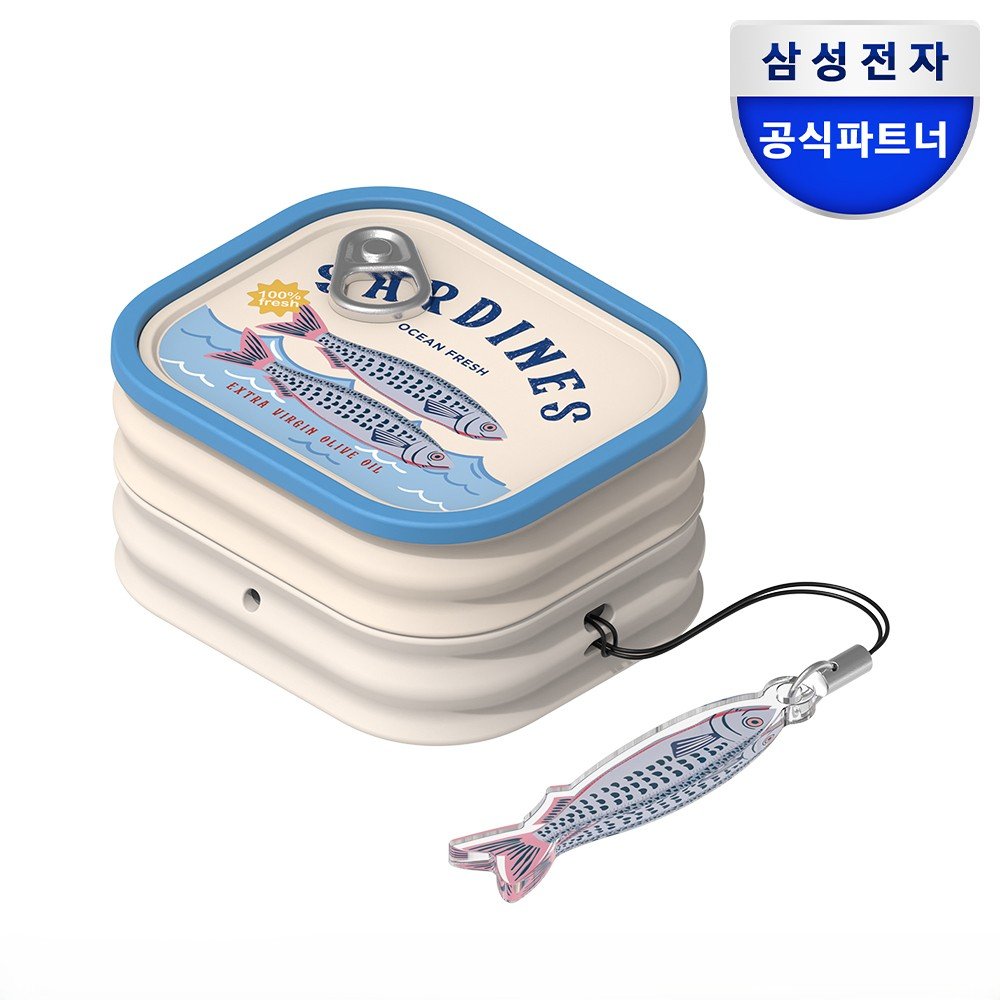 삼성 갤럭시 버즈4 버즈4프로 케이스 정어리 통조림 커버 상세 이미지 1