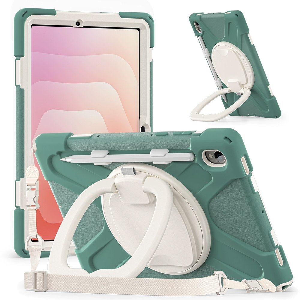 갤럭시탭 S11 케이스 범퍼 회전 폴리곤 아머 매트블랙, 탭 S11 상세 이미지 1