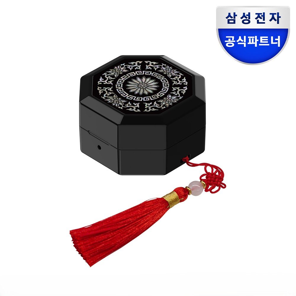 삼성 갤럭시 버즈4 버즈4프로 케이스 꽃 전통 문양 상세 이미지 1