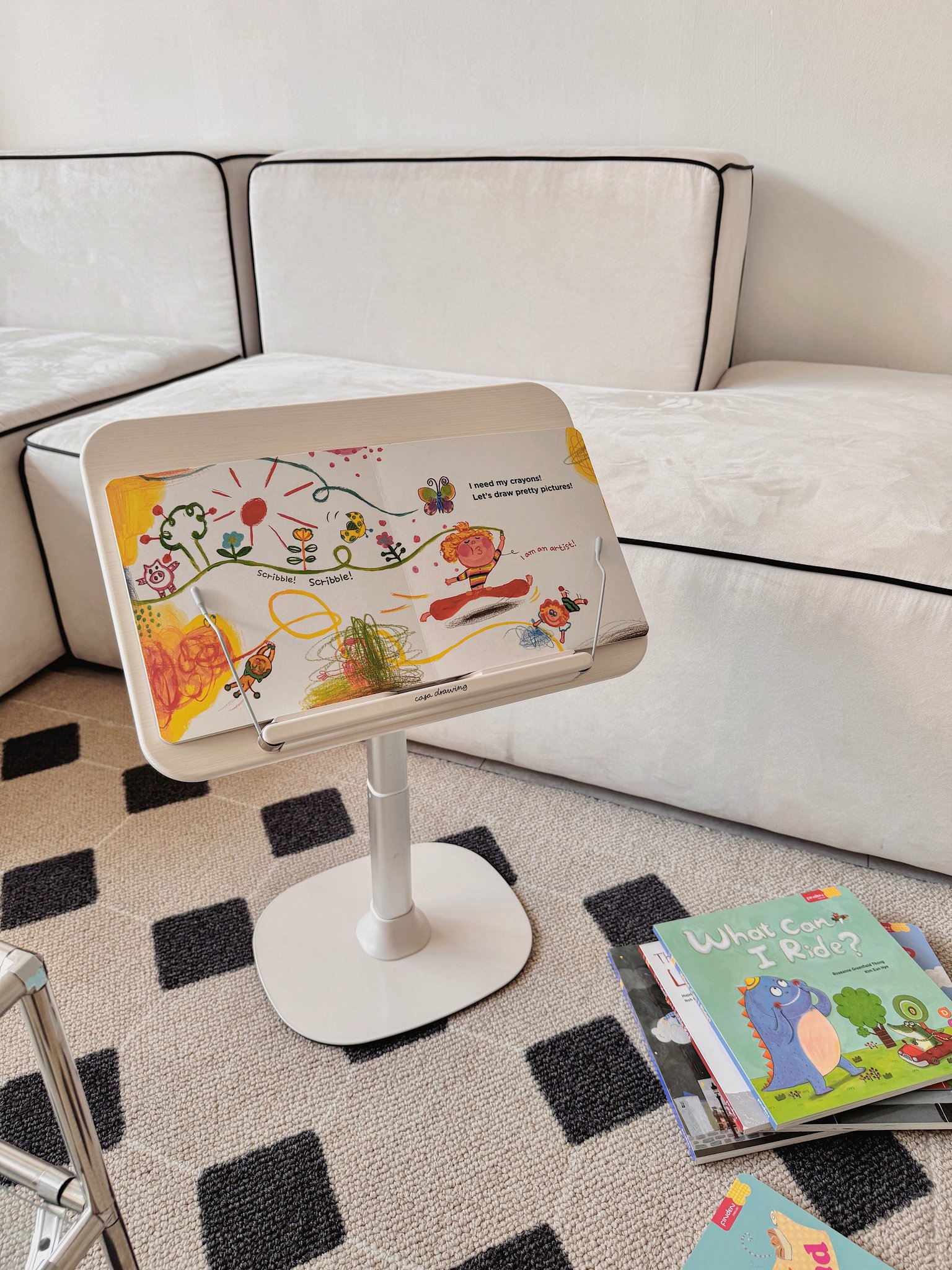 까사드로잉 유아 어린이 독서대 태블릿 책 거치대 북스탠드 상세 이미지 2