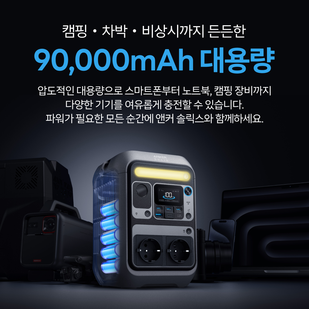 앤커 솔릭스 C300 90000mAh 360W 파워 스테이션 A1722 상세 이미지 2