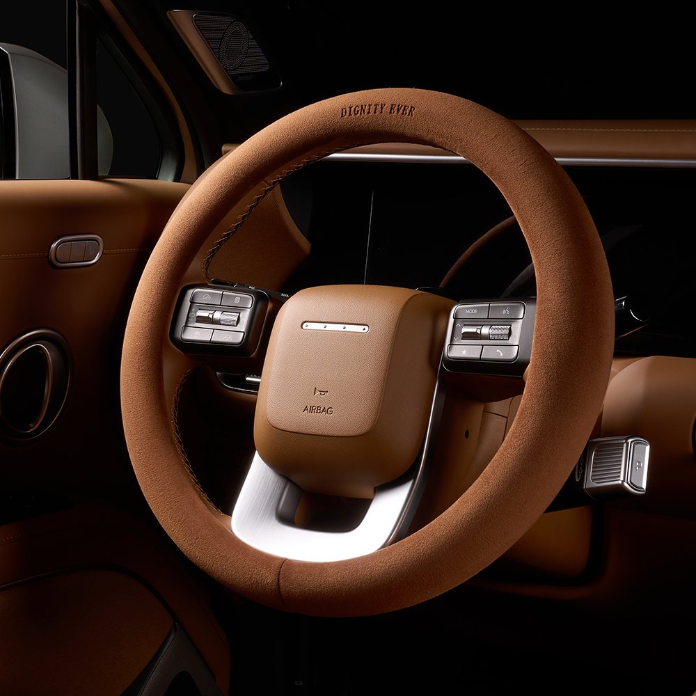 벤딕트 겨울 핸들커버 자동차 열선 스노우퍼 원형 상세 이미지 2