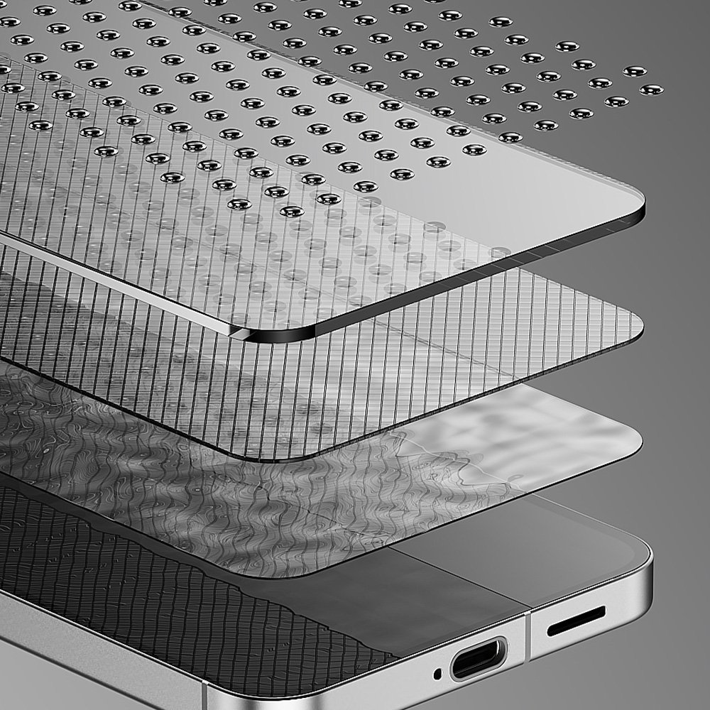 빅쏘 2.5CX 지문인식 강화유리 액정보호필름 갤럭시S25 울트라, 2매입 상세 이미지 1