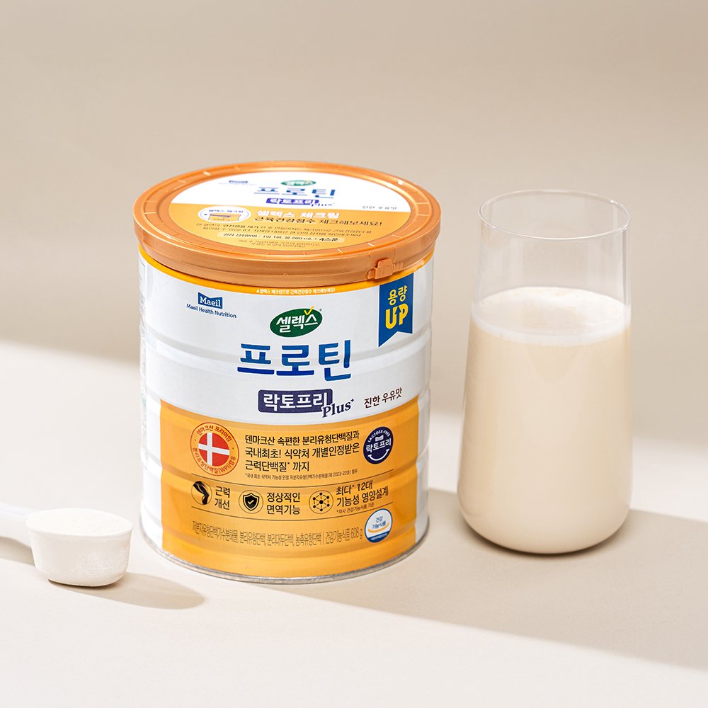 셀렉스 프로틴 락토프리 플러스 근력 개선 단백질 608g, 4개 상세 이미지 1