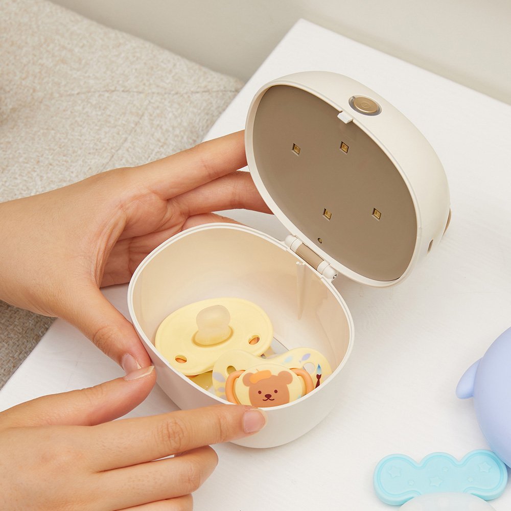 보아르 아가맘마 휴대용 쪽쪽이살균기 UV 99.9% 살균 소독 공갈 젖꼭지 치발기 소독기 상세 이미지 1