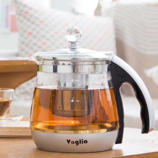 대용량 전기 포트 온도 조절 커피 포트 유리 전기 주전자 상세 이미지 1