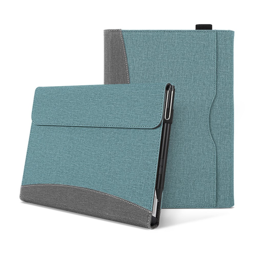 서피스 프로 7 케이스 북커버 가죽 다이어리 민트, 프로 7 상세 이미지 1