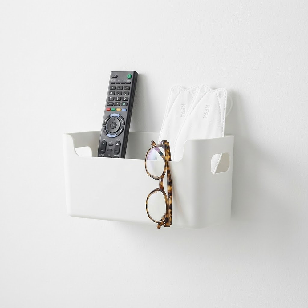 무타공 벽걸이 수납함 1+1 다용도 붙이는 소품 정리함 상세 이미지 1