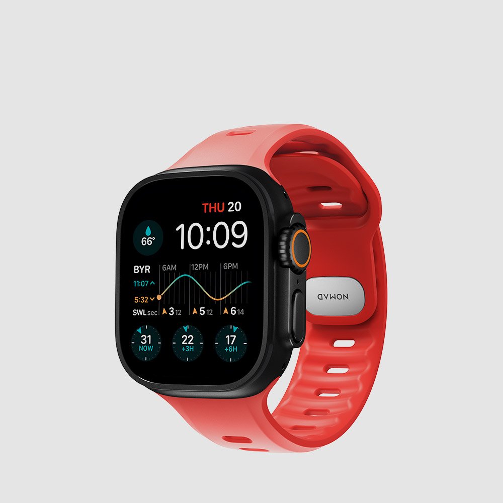 노마드 템포 스포츠 스트랩 41 44 45 운동 러닝 애플워치, 49mm, 크러쉬 상세 이미지 1