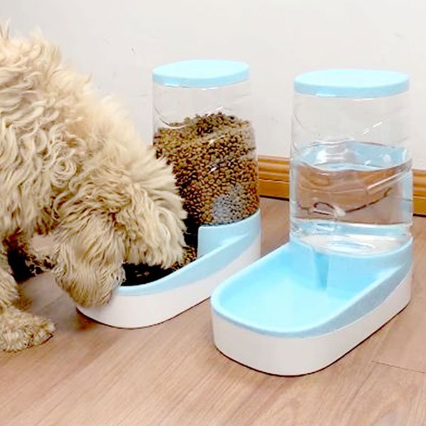 카노 3.8L 강아지 고양이 대용량 애견 급식기 급수기 물통 사료통 반자동 반려견 물그릇 밥그릇 상세 이미지 2