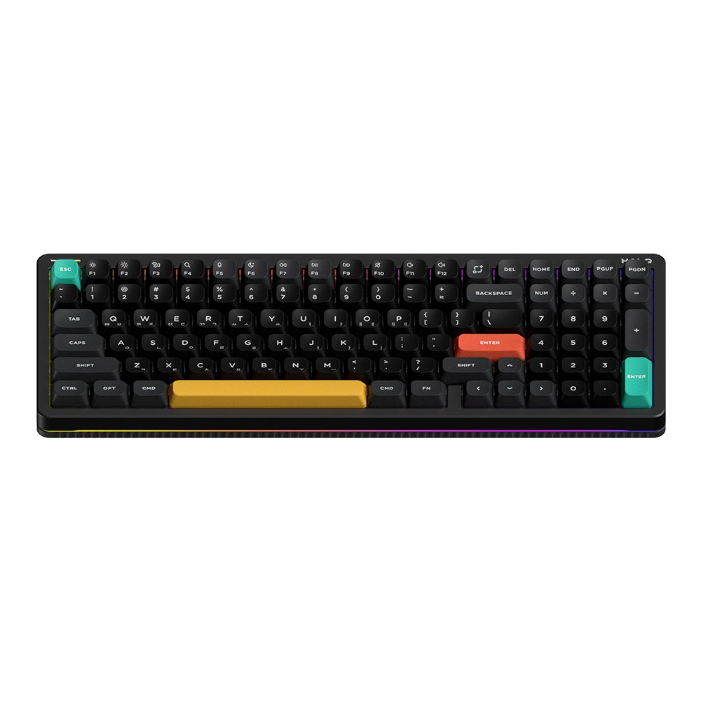 NUPHY Halo96 V2 IO 기계식키보드 한영 각인 옵시디언 블랙, 맥스 갈축 상세 이미지 1