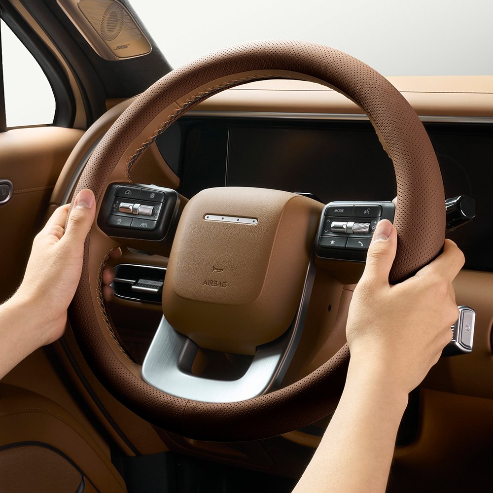 벤딕트 핸들커버 자동차 열선 겨울 여름 논슬립 핸들 커버 운전대 숨쉬는 타공 원형 상세 이미지 1