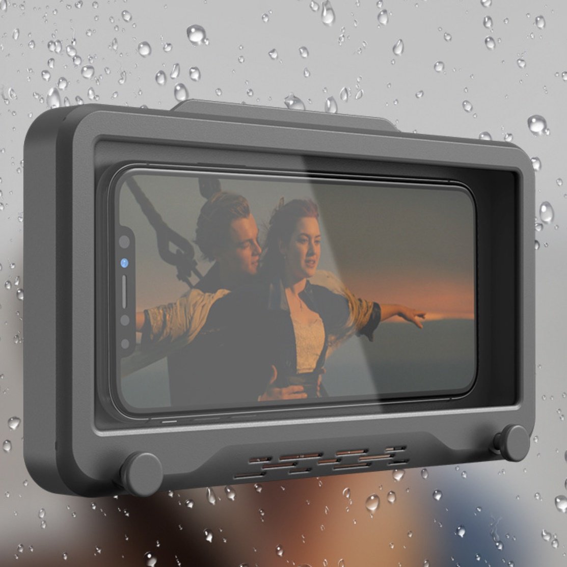 만능욕실거치대 화장실핸드폰거치대 목욕탕 스마트폰 방수 거치대 상세 이미지 1