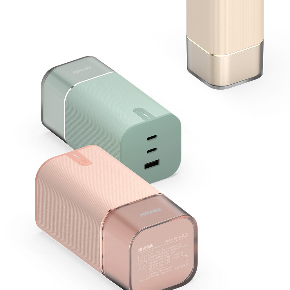 PD 30W PPS 초고속충전 보조배터리 20000mAh IB310 핑크 상세 이미지 2