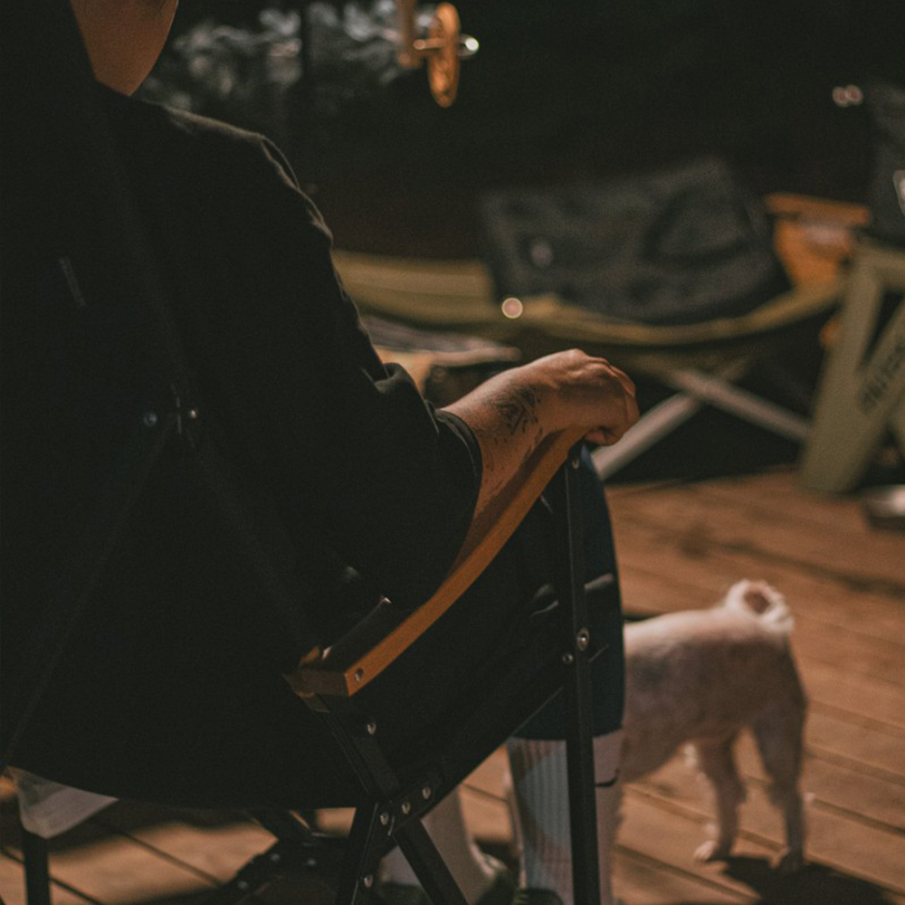 원스위크라이프 캠핑 접이식 경량 롱 릴렉스 체어 특대, 블랙프레임 / 버건디, 1개 상세 이미지 1