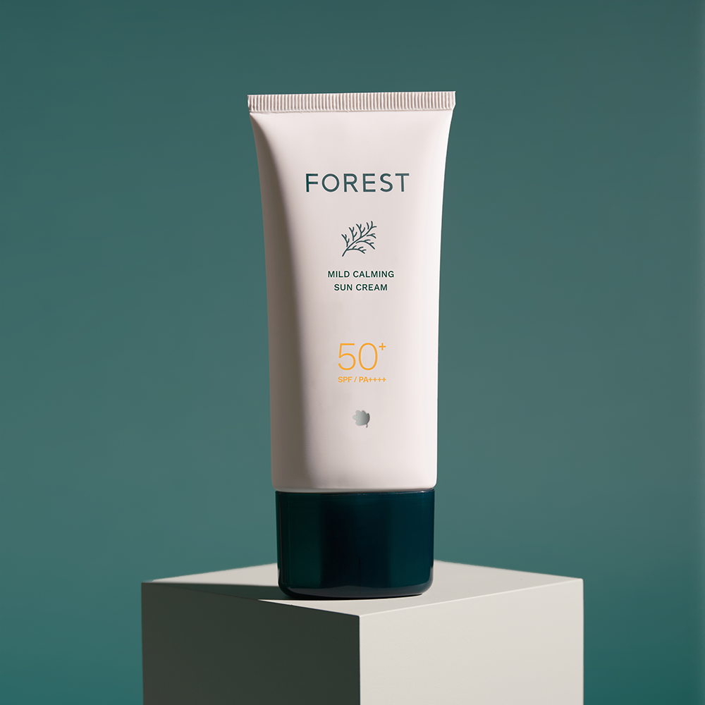 포레스트 비건 마일드 카밍 선크림 80ml(SPF50+) 대용량 / 무기자차/ 톤업선크림 상세 이미지 1