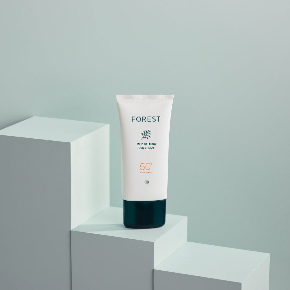 포레스트 비건 마일드 카밍 선크림 80ml(SPF50+) 대용량 / 무기자차/ 톤업선크림 상세 이미지 1
