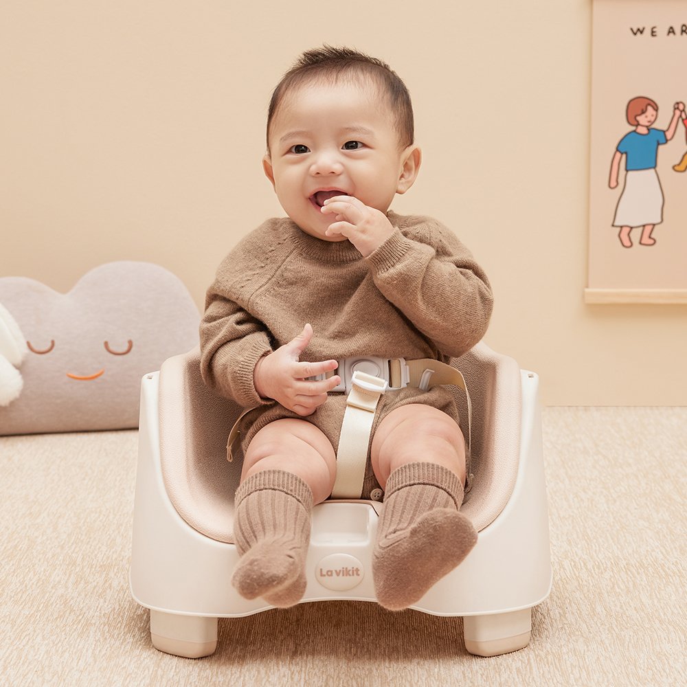 라비킷 코지킷 아기 하이체어 3in1 유아 높이조절 이유식 범보 의자 아기백일의자 상세 이미지 1